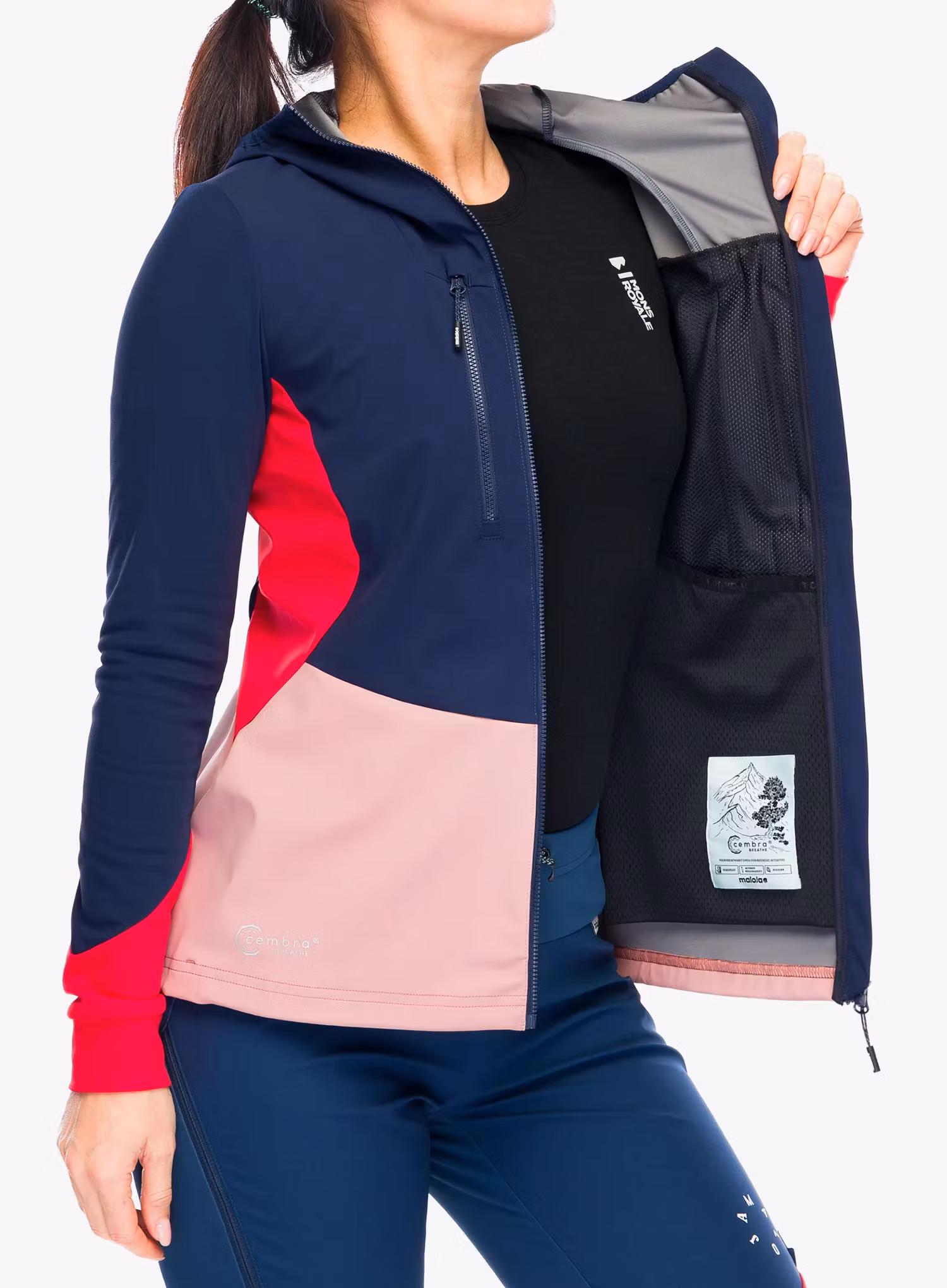 Kurtka softshell damska Maloja Korain - night sky