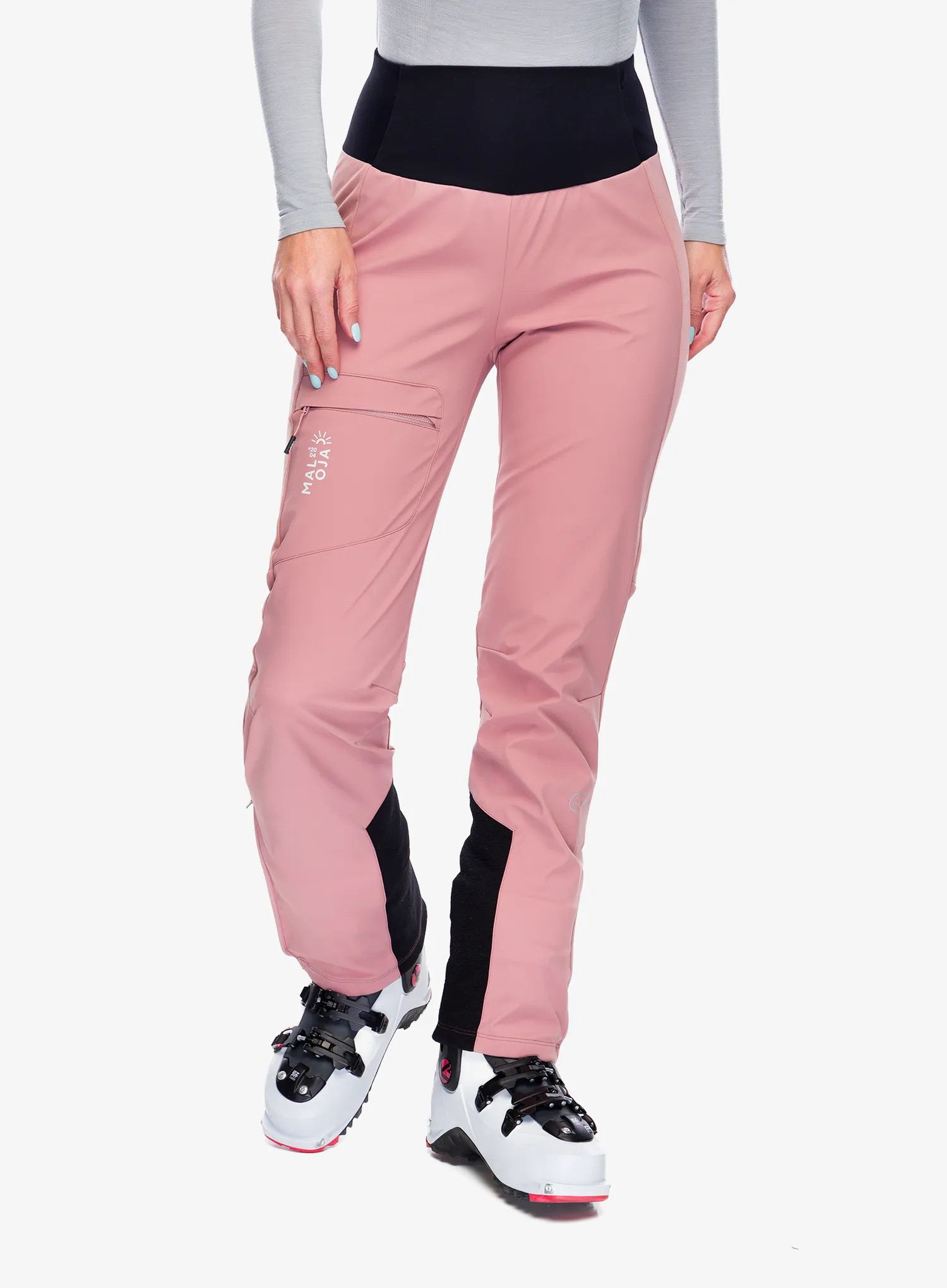 Spodnie softshell damskie Maloja Losegg - mauve