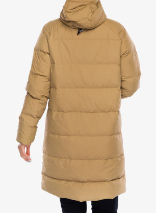 Płaszcz puchowy damski Maloja Marzola - clay
