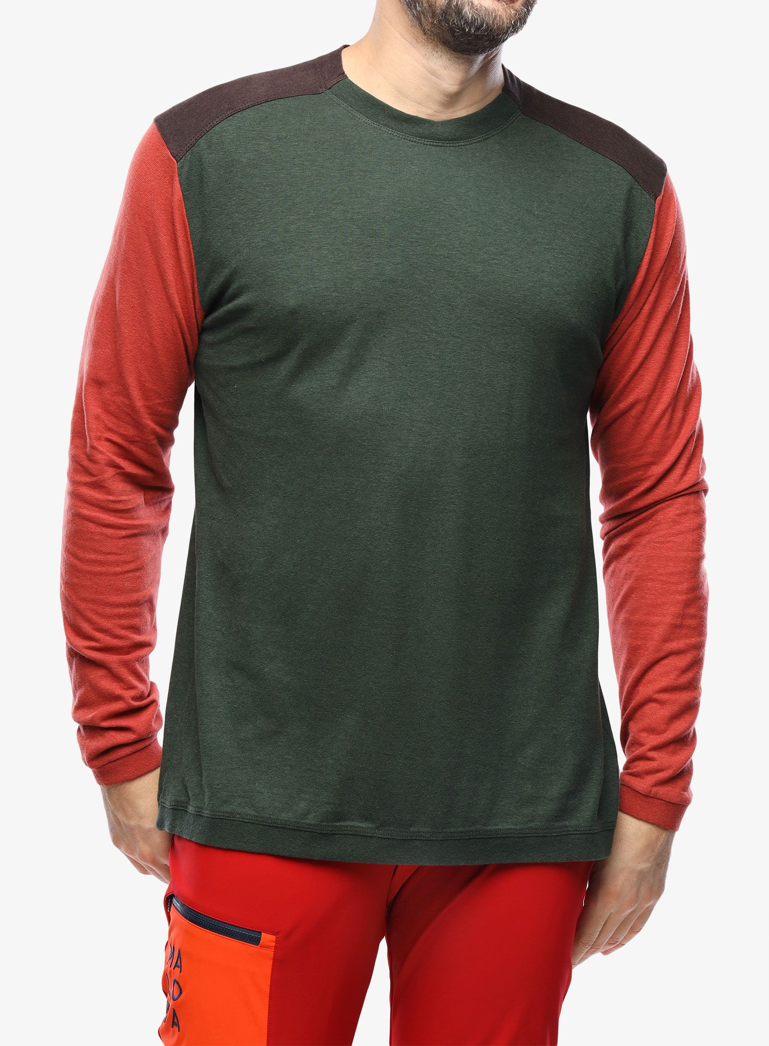 Longsleeve Maloja Wenten - deep forest multi