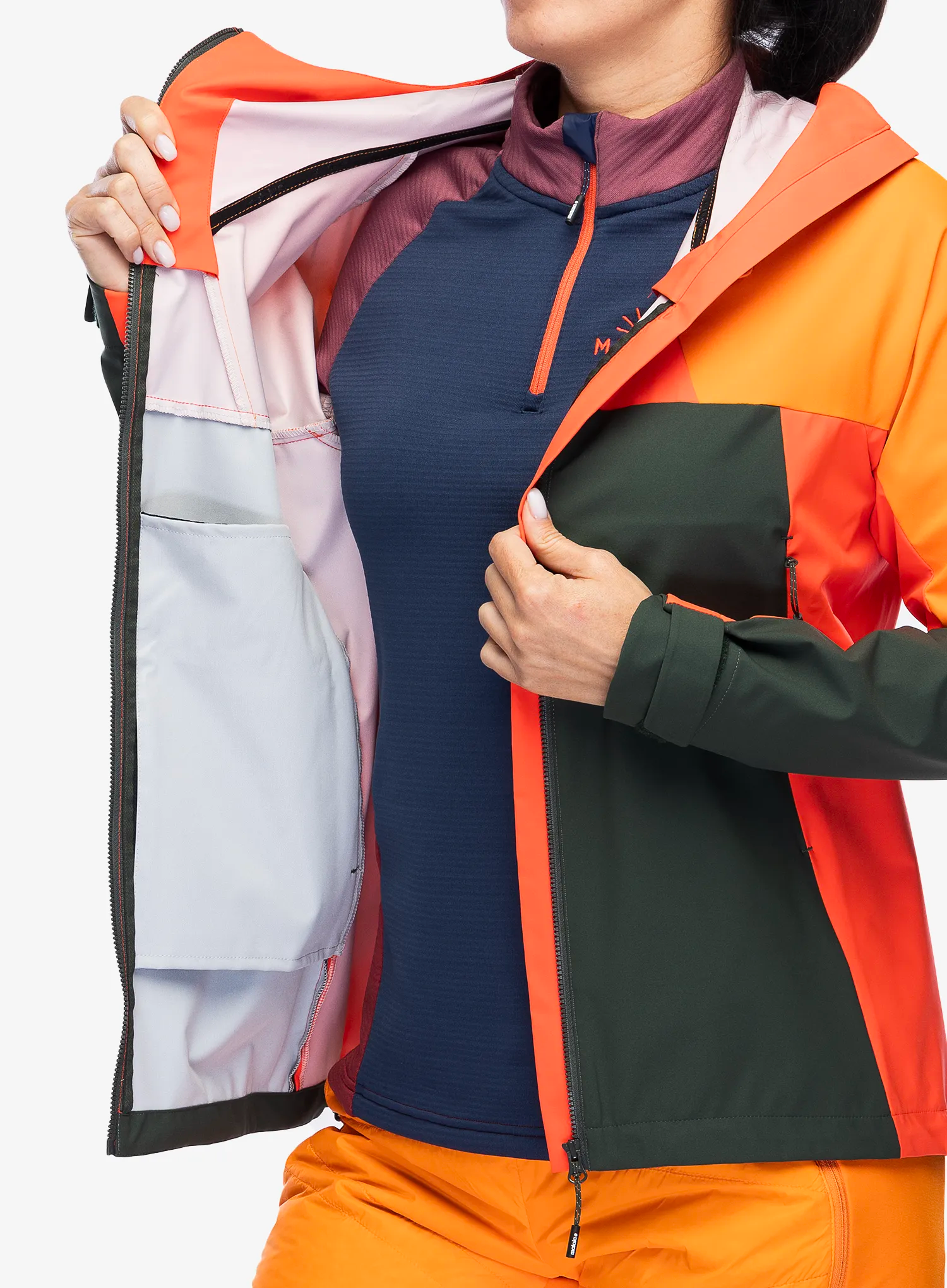 Kurtka softshell damska Maloja Zaubernock - deep forest