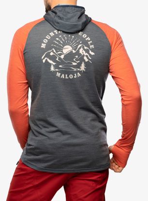 Bluza z kapturem Maloja Zordo - midnight multi