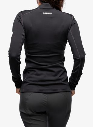 Bluza damska bez kaptura Mammut Aenergy ML Half Zip Pull - black