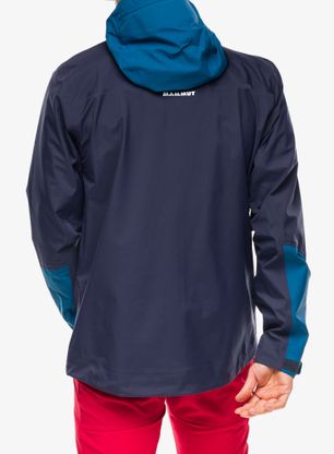 Kurtka narciarska Mammut Haldigrat Air HS Hooded Jacket - marine/deep ice