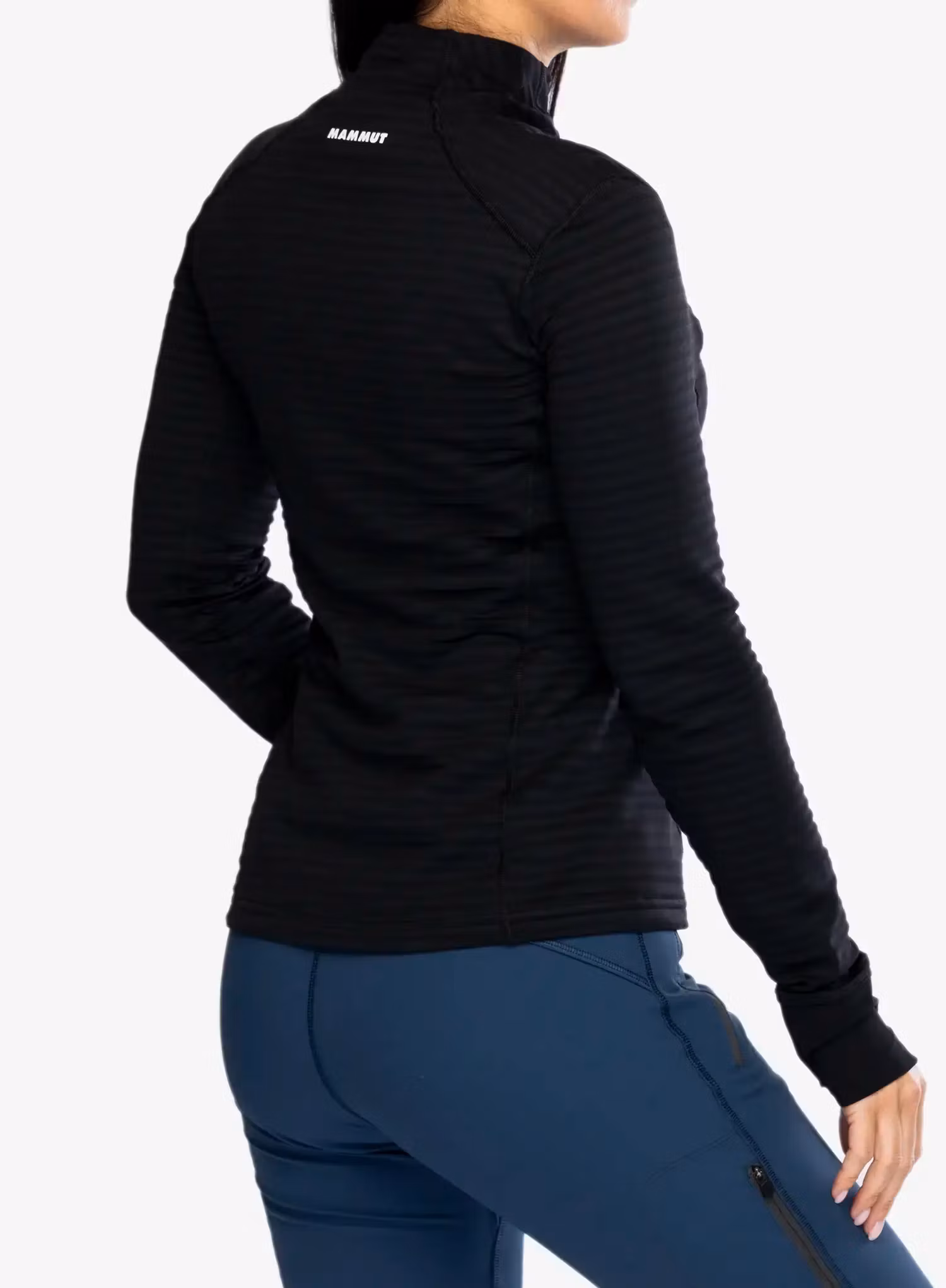 Bluza rozpinana damska Mammut Taiss Light ML Jacket - black
