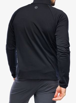 Bluza z zamkiem Marmot Leconte Fleece 1/2 Zip - black