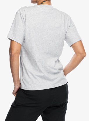 Koszulka bawełniana damska Marmot MMW Tee SS - light grey heather
