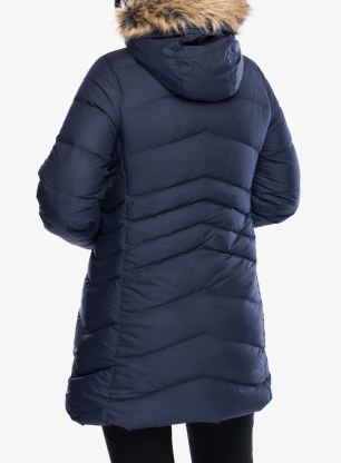 Płaszcz puchowy damski Marmot Montreal Coat - midnight navy/navy