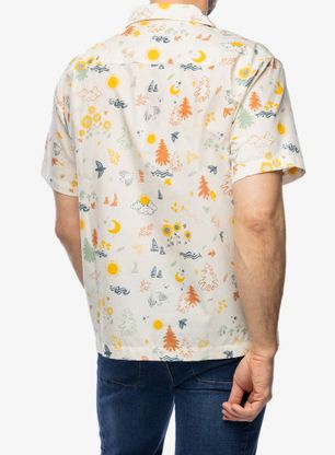 Koszula podróżnicza Marmot Muir Camp Novelty S/S - papyrus trail mix