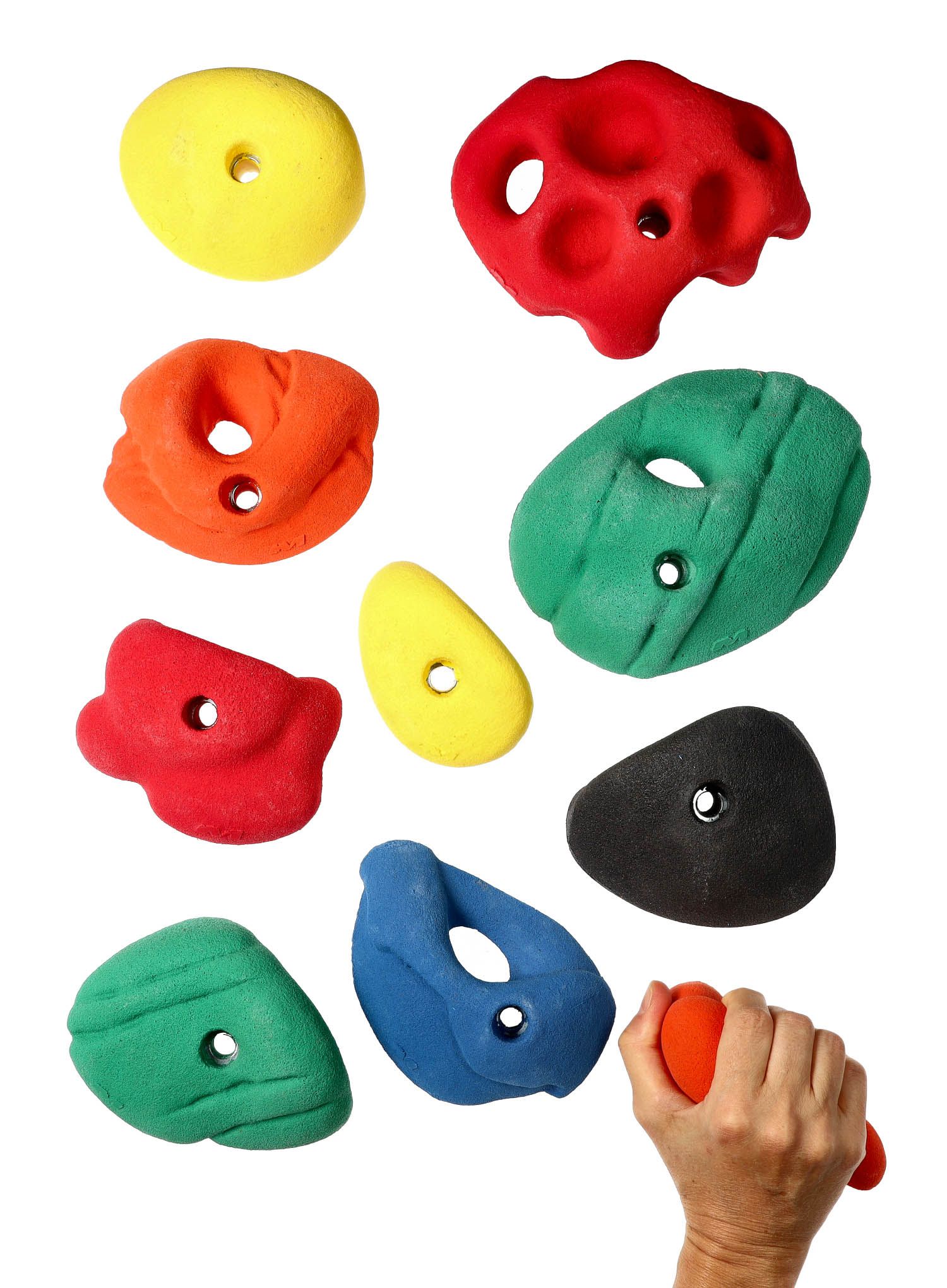 Chwyty wspinaczkowe Metolius Modulars - assorted