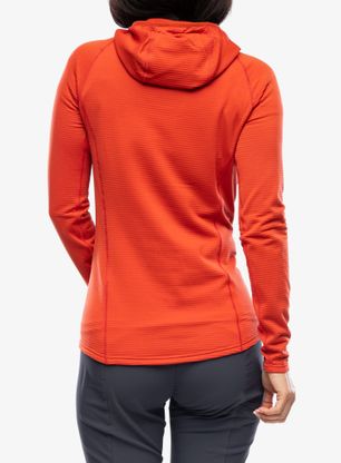 Bluza z zamkiem 1/2 damska Montane Protium Lite Hoodie - saffron red