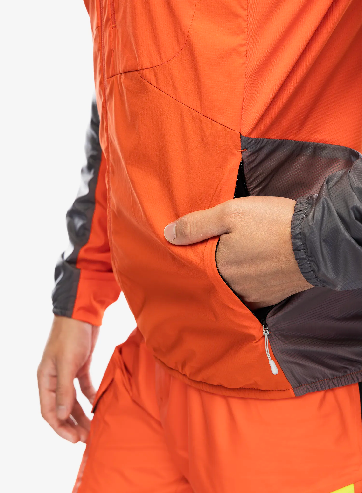 Kurtka softshell Montura Alpha Evo Jacket - orange/mid grey