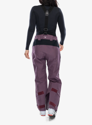 Spodnie GORE TEX damskie Montura Cliff Cover Pants - wine red/sage green