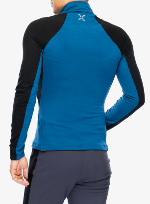 Bluza bez kaptura Montura Run Soft Zip Maglia - deep blue