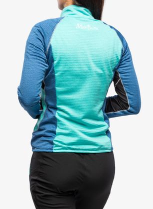 Bluza rozpinana damska Montura Thermal Color Maglia - care blue/deep blue