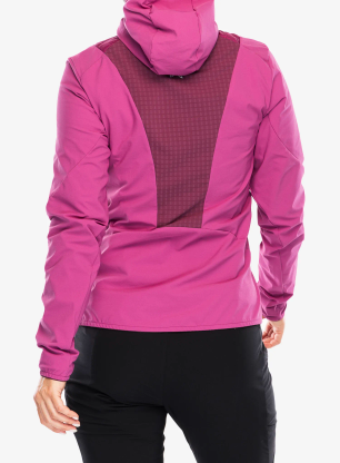 Kurtka hybrydowa damska Montura Trace Hybrid Jacket - baton rouge/wine red