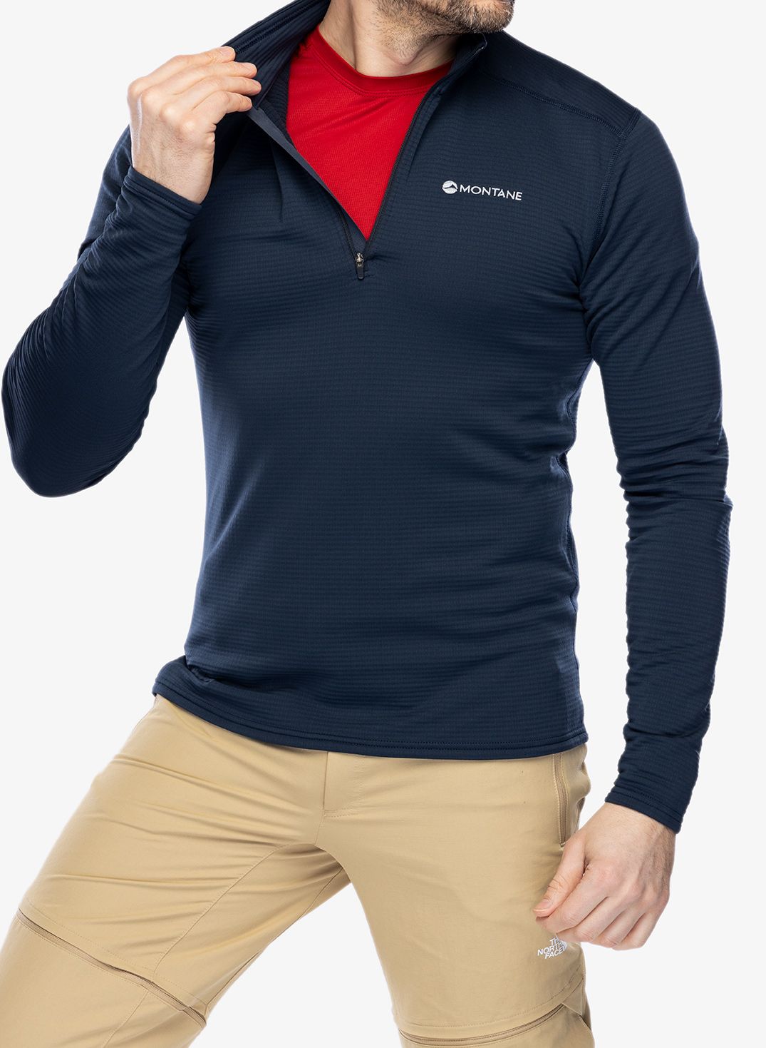 Bluza z zamkiem 1/2 Montane Protium Lite Pull-On - eclipse blue