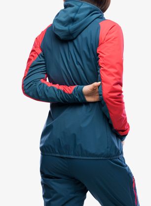 Kurtka skiturowa damska Mountain Equipment Switch Pro Hooded Jacket - majolica/capsicum