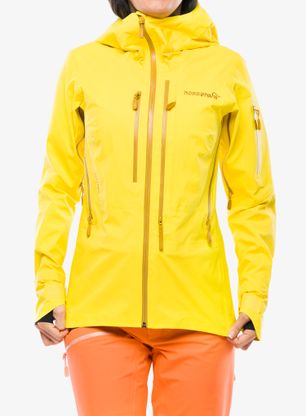 Kurtka damska Norrona Lofoten GORE-TEX Pro Jacket - blazing yellow