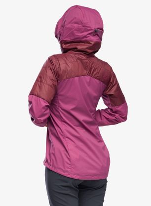 Kurtka hybrydowa damska Norrona Lyngen Aero80 Insulated Zip Hood - violet quartz