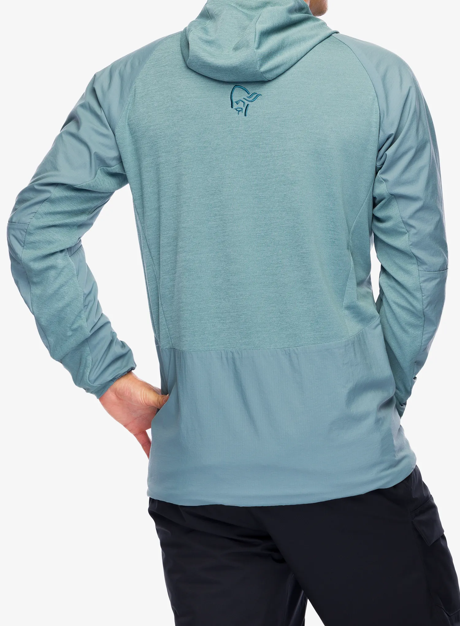 Kurtka hybrydowa Norrona More Octa Zip Hood - trooper
