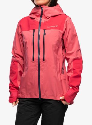 Kurtka damska Norrona Trollveggen Gore-Tex Pro Light Jkt - honeysuckle/pink