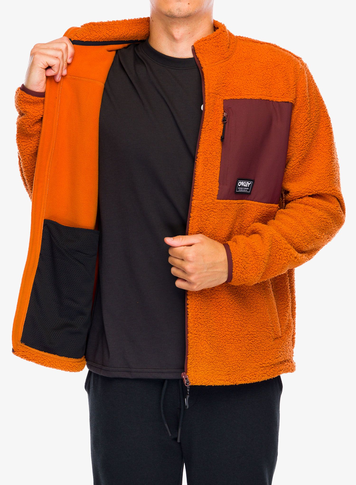 Bluza polarowa Oakley Mountain Fire Sherpa - ginger