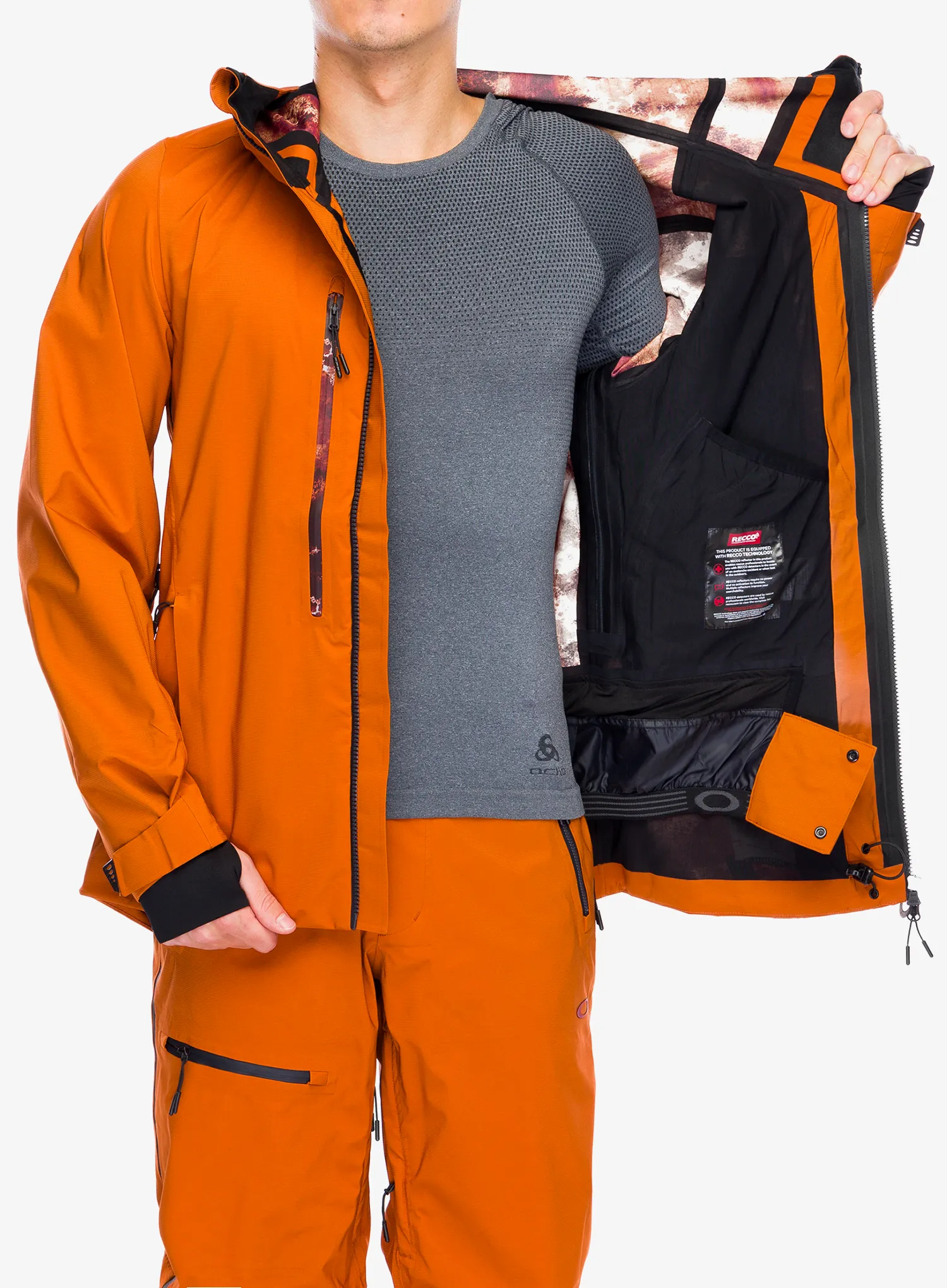 Kurtka narciarska Oakley TC Outpost RC Shell Jacket - ginger