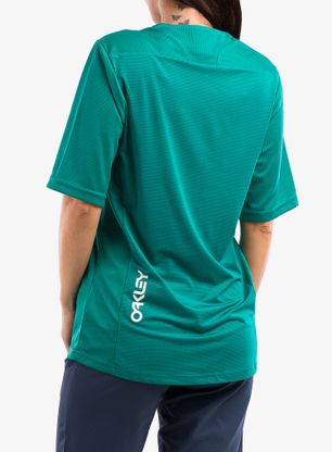 Koszulka damska Oakley Factory Pilot Lite SS II - green lake