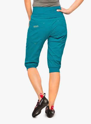 Spodenki wspinaczkowe damskie Ocun Noya Eco Shorts - turquoise deep lagoon
