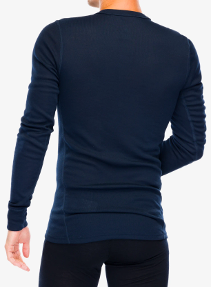 Bluza termoaktywna Odlo Active Warm Eco BL Top Crew Neck LS – dark sapphire