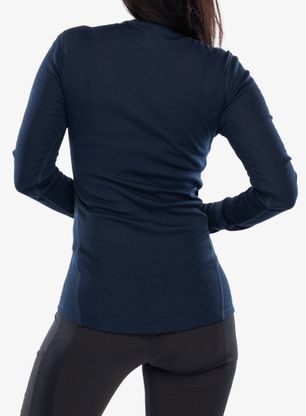 Bluza termoaktywna damska Odlo Active Warm Eco BL Top Crew Neck LS - dark sapphire