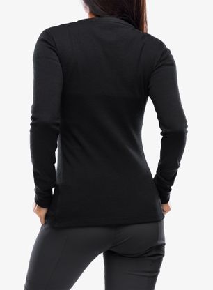 Bluza termiczna damska Odlo Merino 260 BL Top Crew Neck LS - black