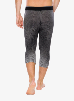 Legginsy termoaktywne Odlo Performance Warm Blackcomb BL Bottom 3/4 - black