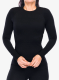 Bluza termoaktywna damska Ortovox 230 Competition Long Sleeve - black raven