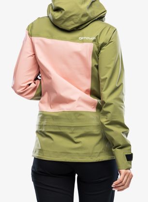 Kurtka skiturowa damska Ortovox 3L Deep Shell Jacket - wild herbs