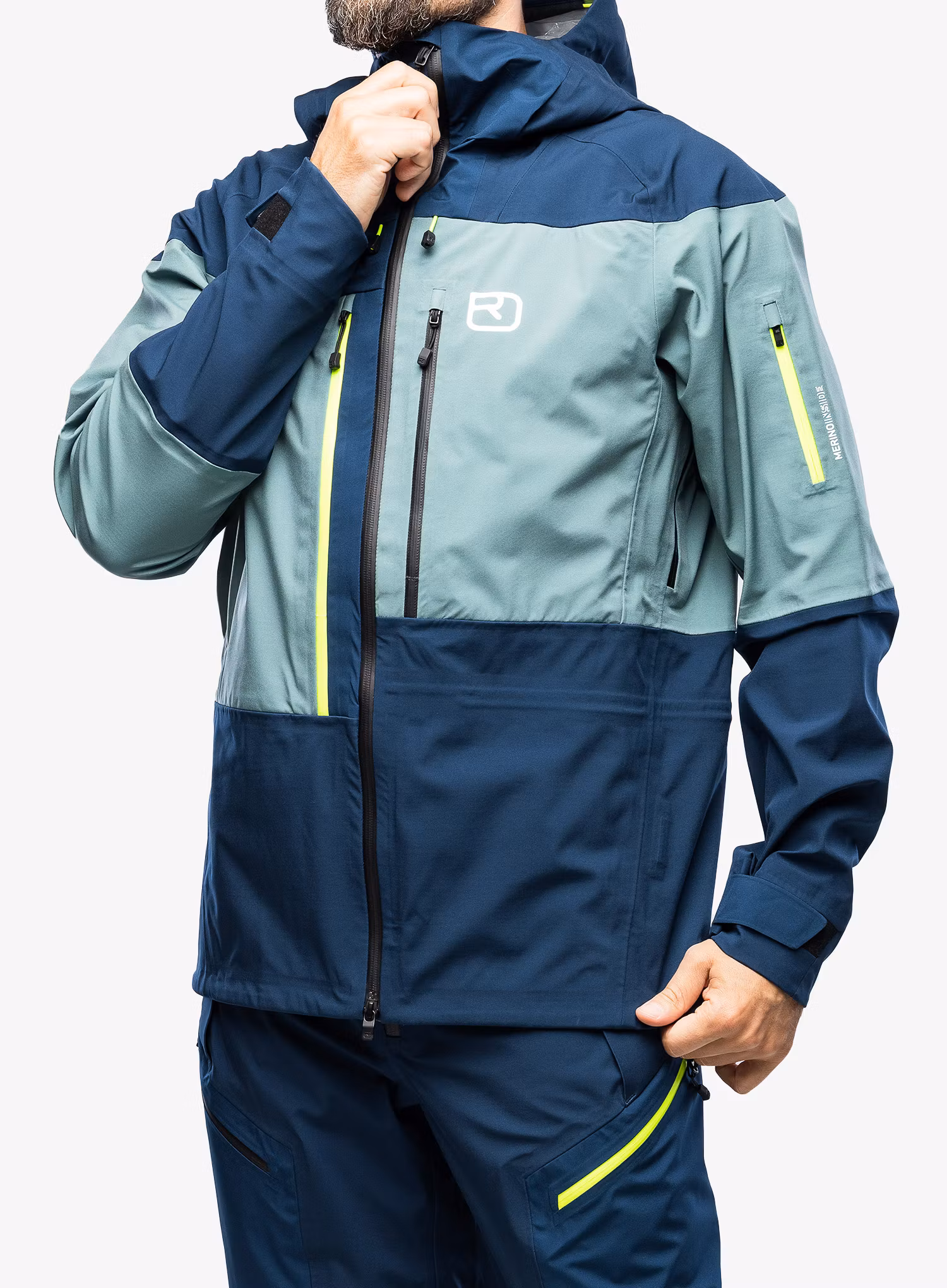 Kurtka Ortovox 3L Guardian Shell Jacket - deep ocean