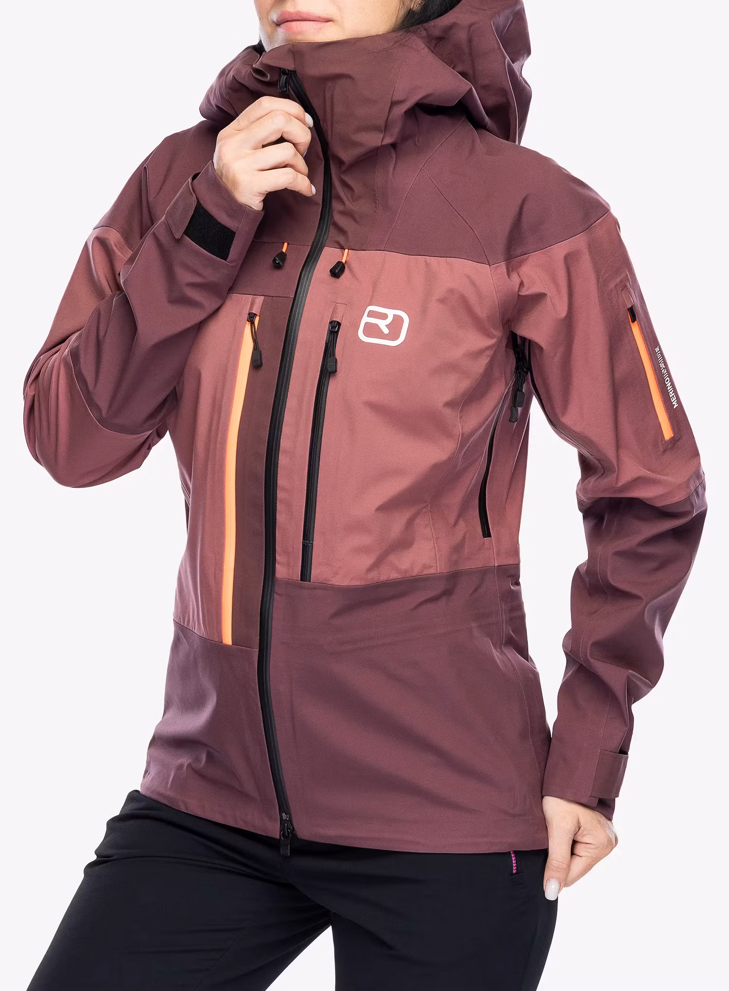 Kurtka damska Ortovox 3L Guardian Shell Jacket - winetasting