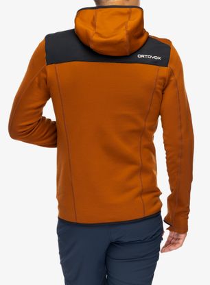 Bluza z zamkiem Ortovox Fleece Hoody - bristle brown