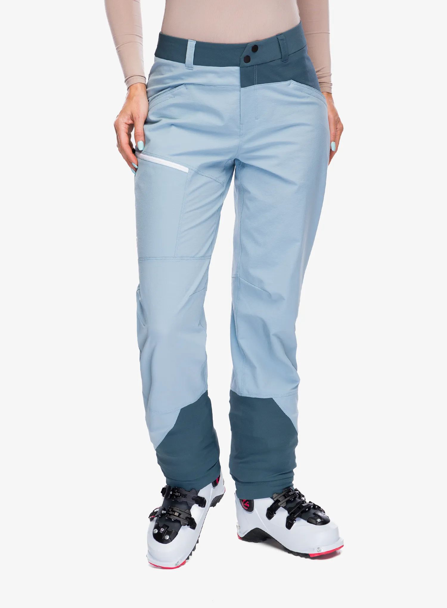 Softshellové kalhoty dámské Ortovox Mondeval Pants - glacier grey