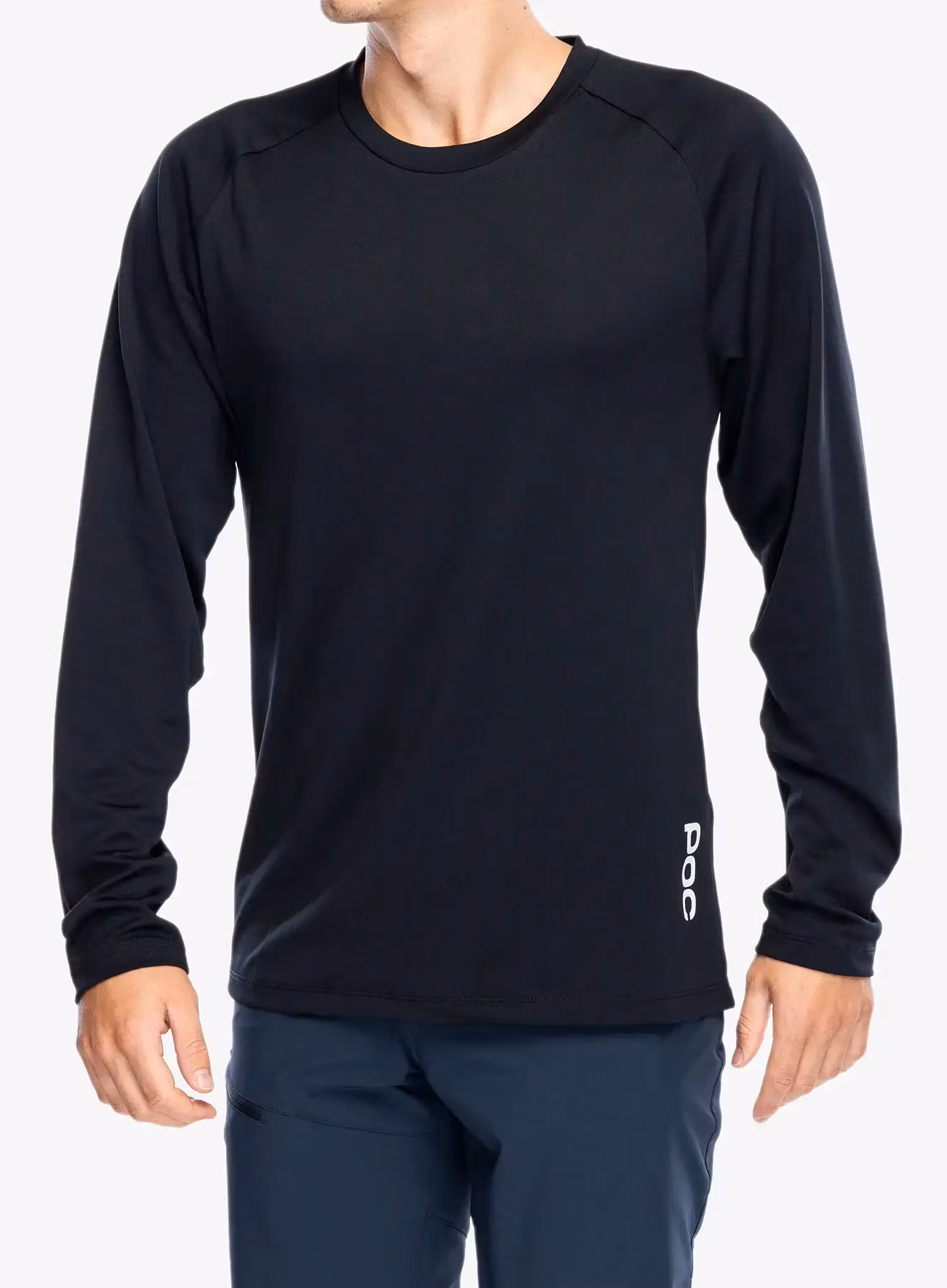 Bluza rowerowa POC Essential DH LS Jersey - carbon black