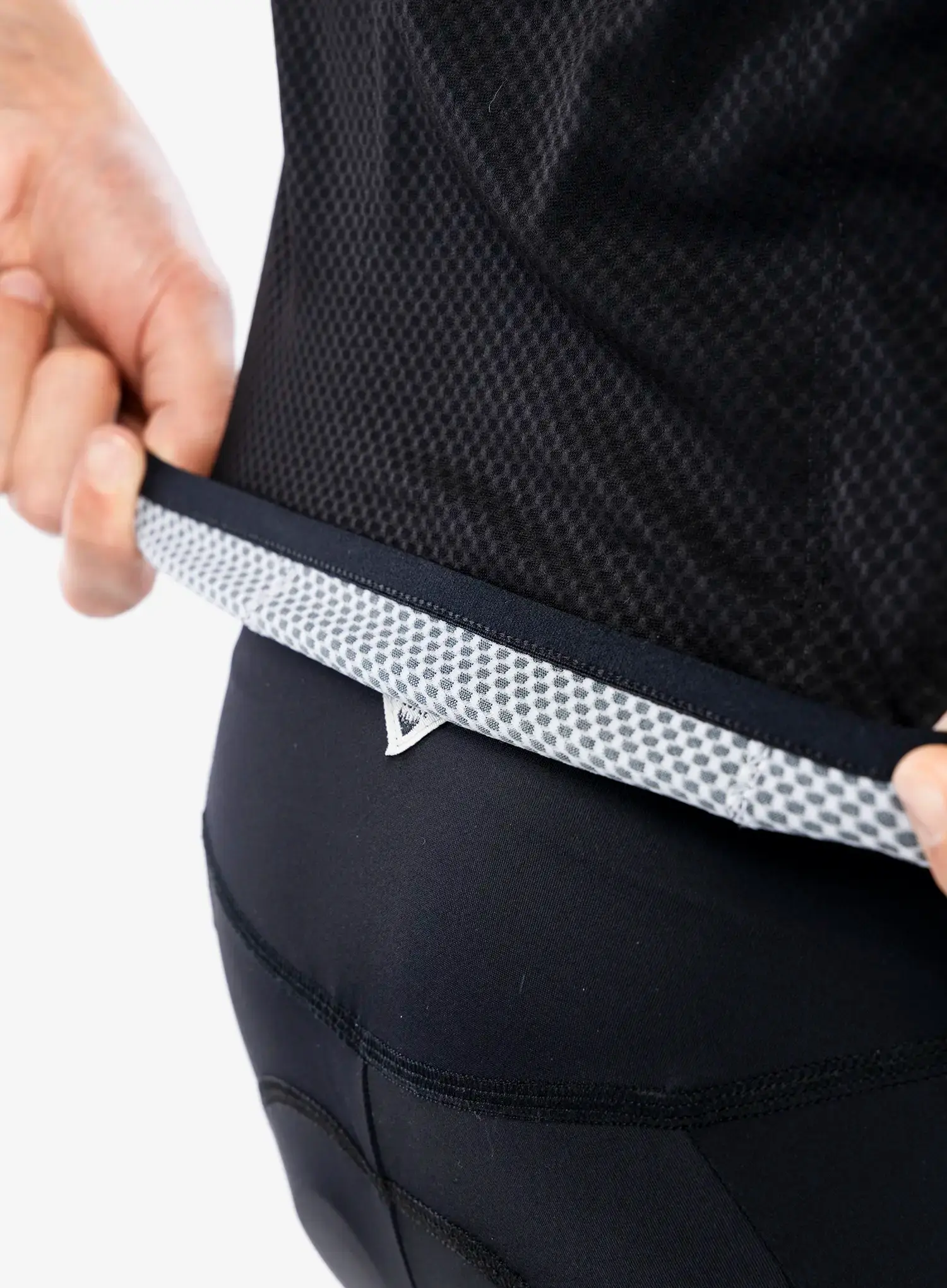 Koszulka kolarska POC Essential Road Logo Jersey - uranium black/hydrogen white