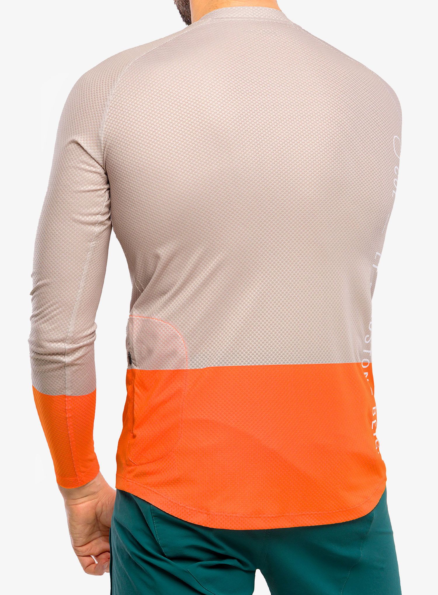 Bluza rowerowa POC MTB Pure LS Jersey - beige/orange