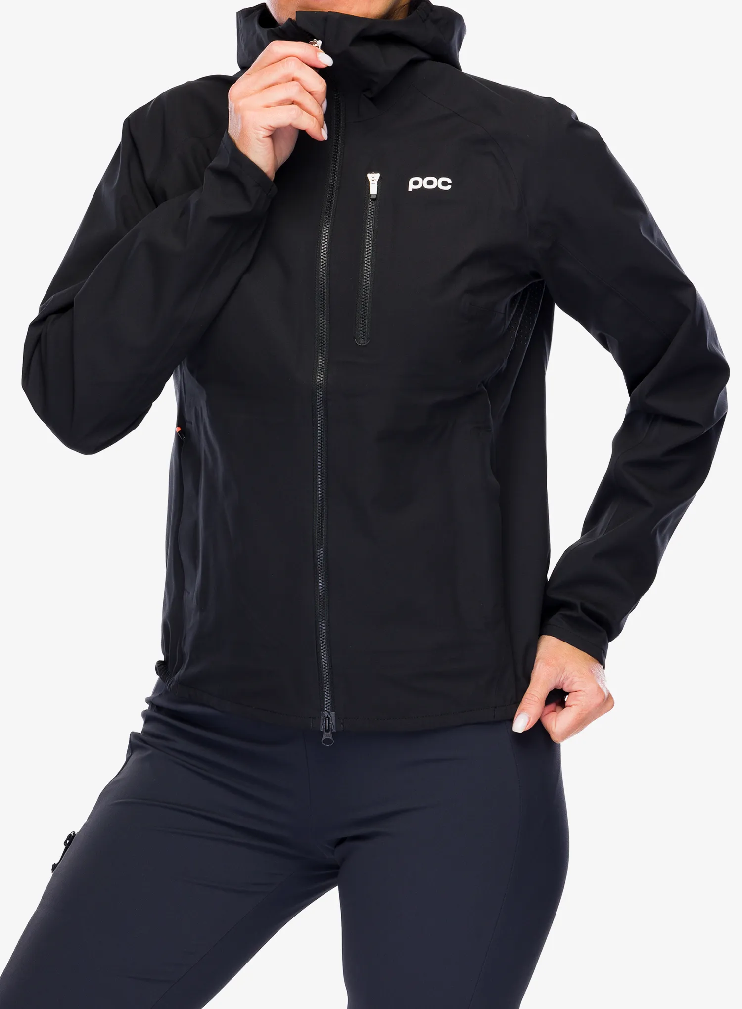 Kurtka rowerowa damska POC Motion Rain Jacket - black