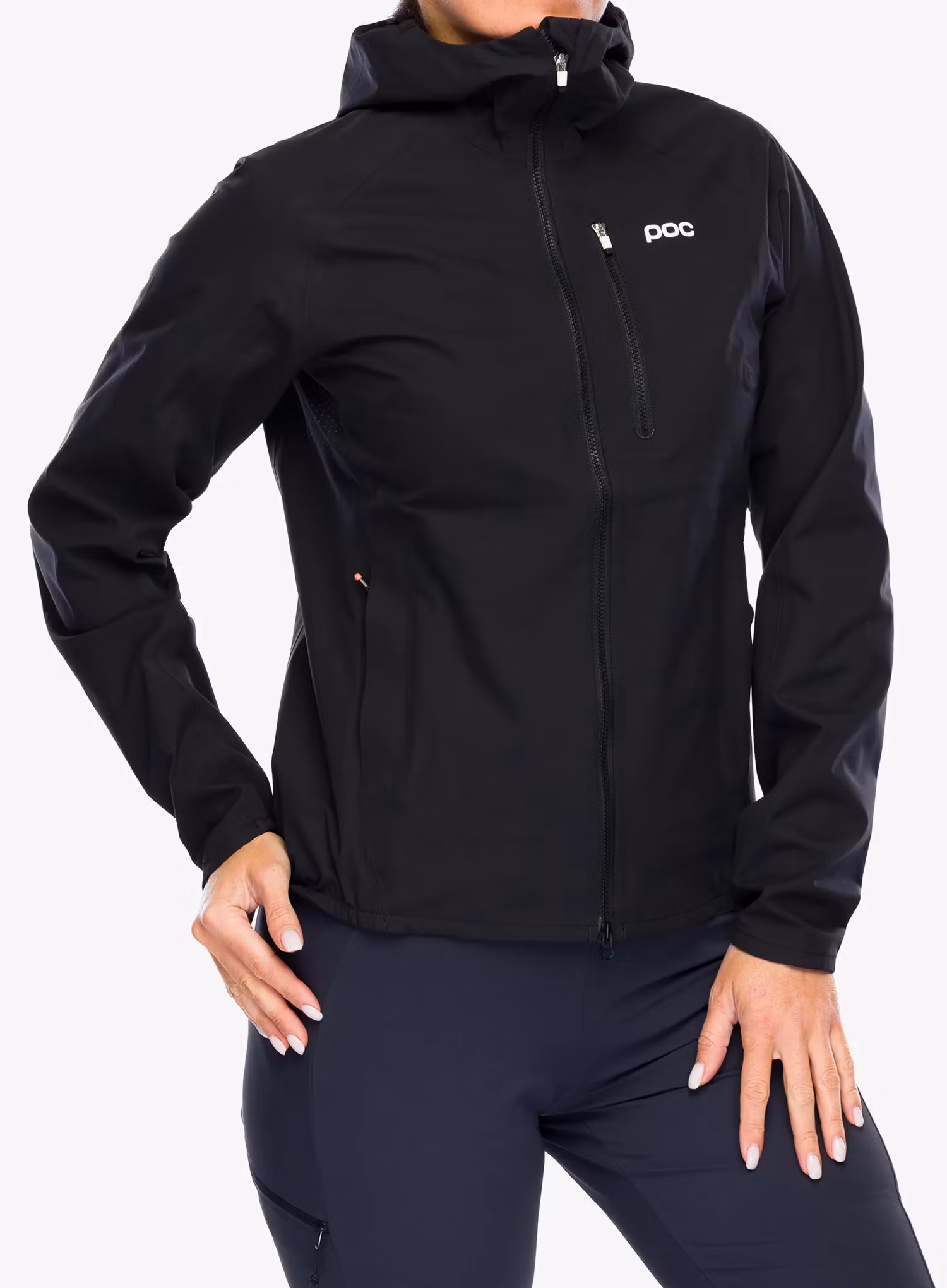 Kurtka rowerowa damska POC Motion Rain Jacket - black