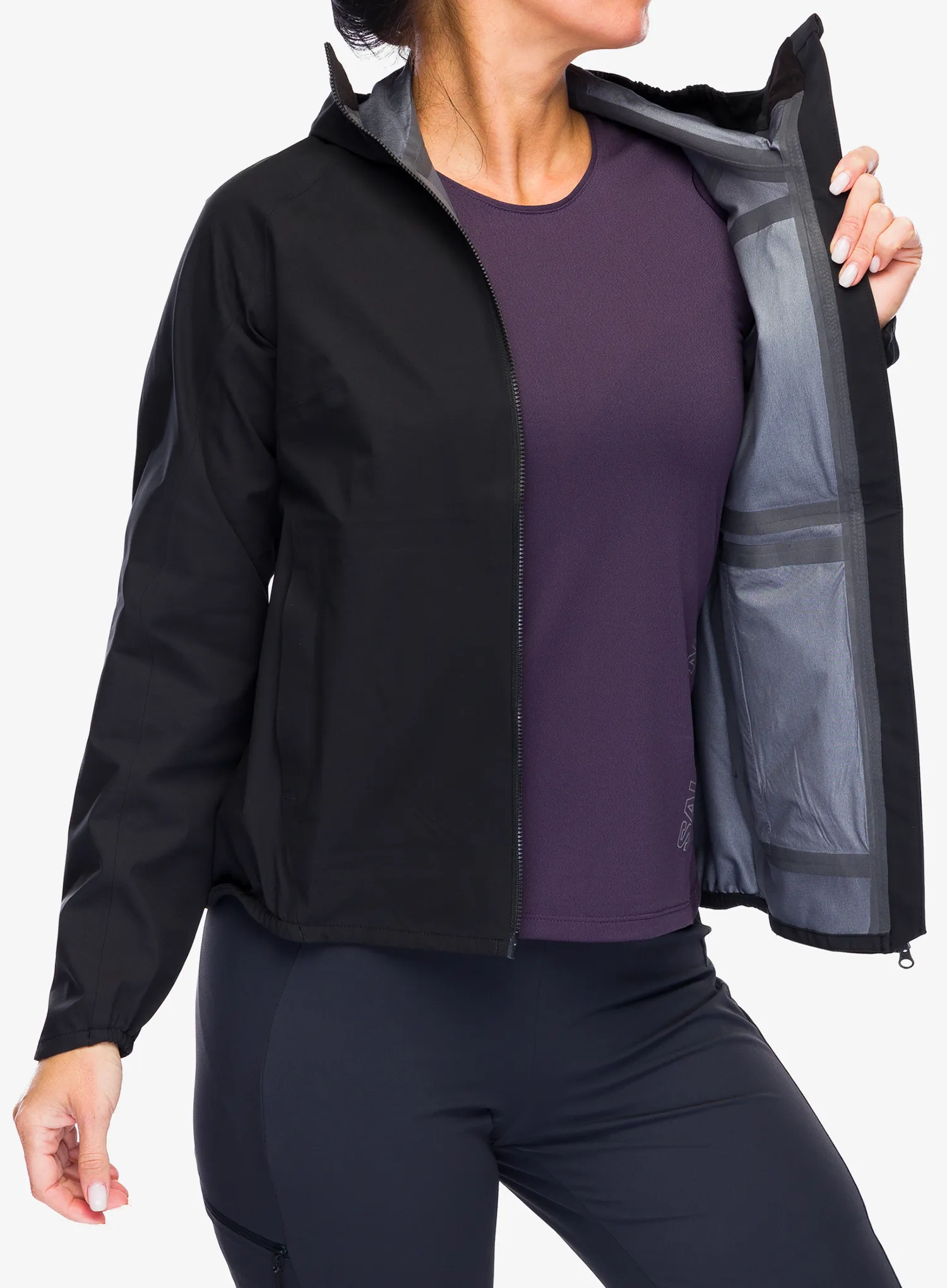 Kurtka rowerowa damska POC Motion Rain Jacket - black