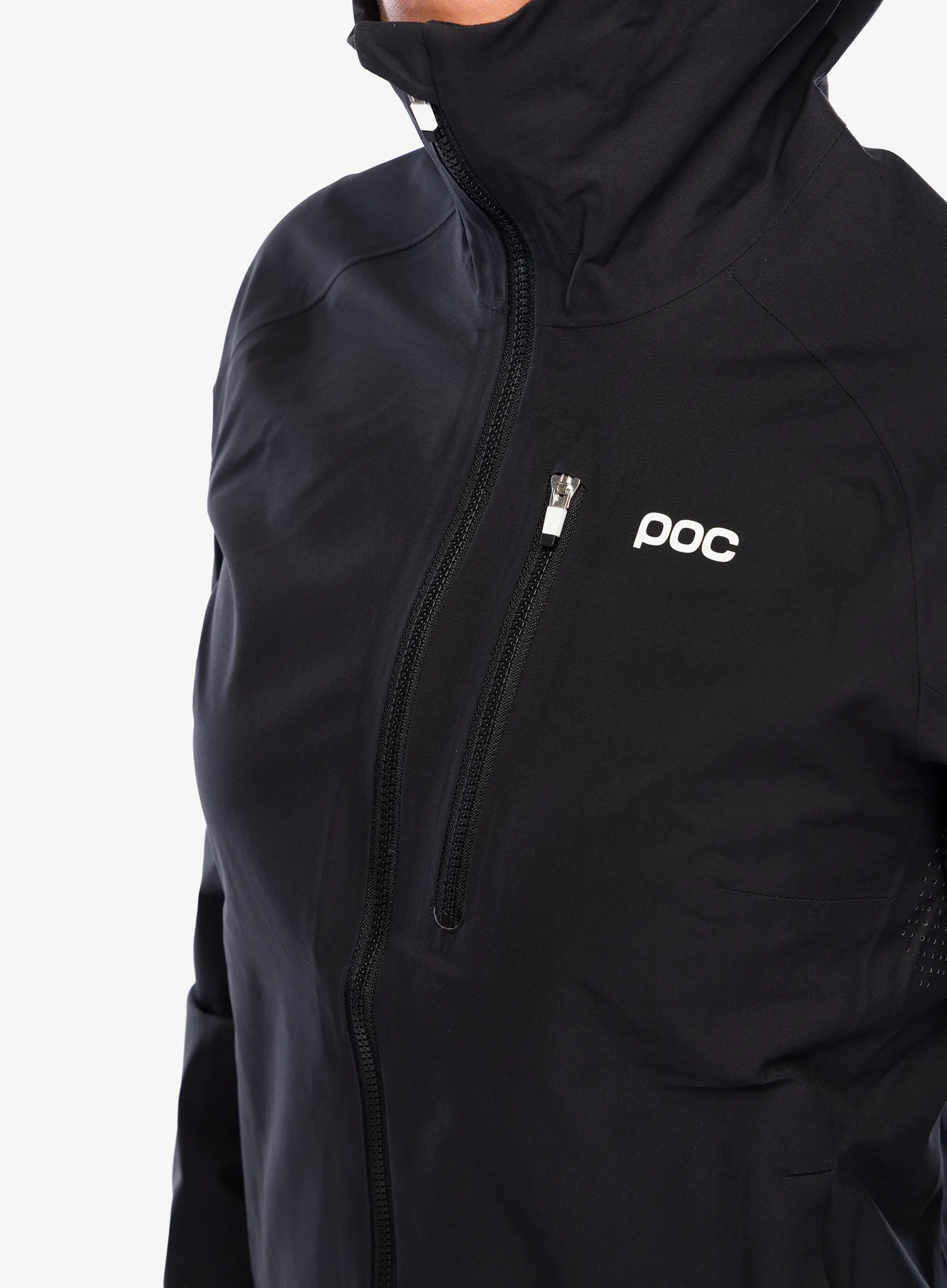 Kurtka rowerowa damska POC Motion Rain Jacket - black