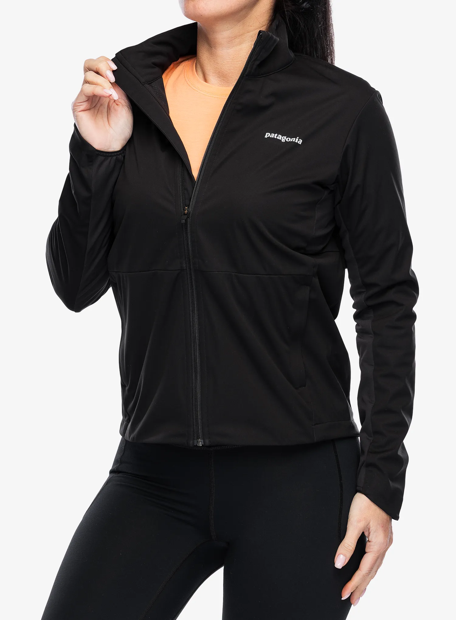 Kurtka do biegania damska Patagonia Wind Shield Jacket - black