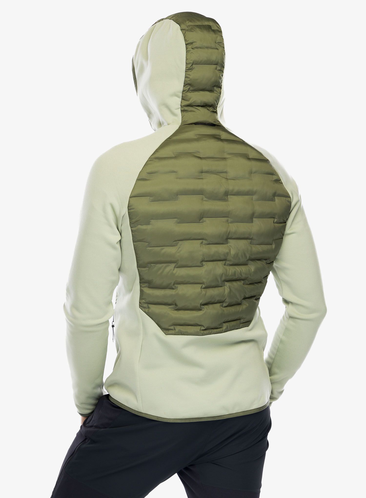 Kurtka Peak Performance Argon Hybrid Hood - pine needle