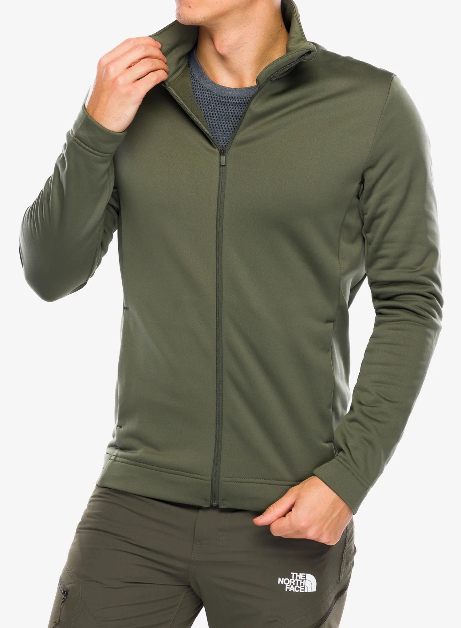 Bluza bez kaptura Peak Performance Rider Tech Zip Jacket - pine needle